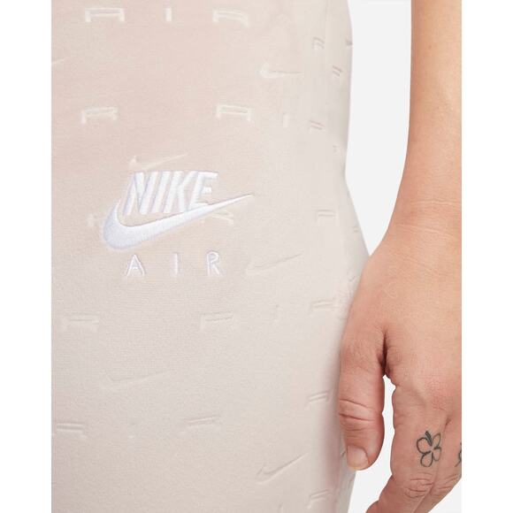 NWT Nike Air Women's Pink Velour Swoosh Logo Slim Fit Mid-Rise Pants. Size 1X. - Picture 4 of 11